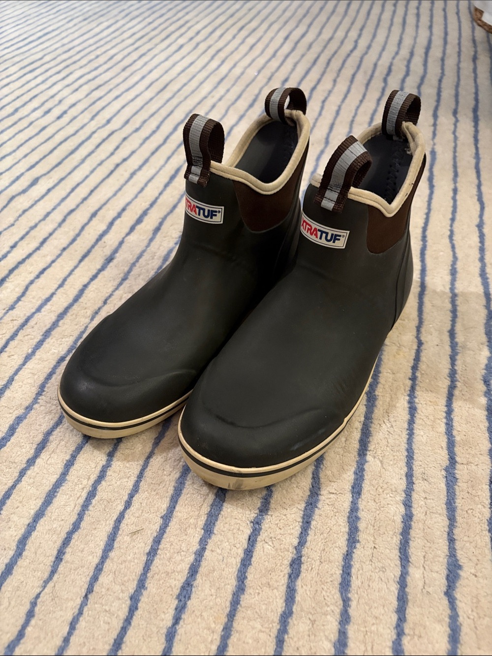 XTRATUF Men's Black Chelsea-Style Slip-On Rain & Snow Boots